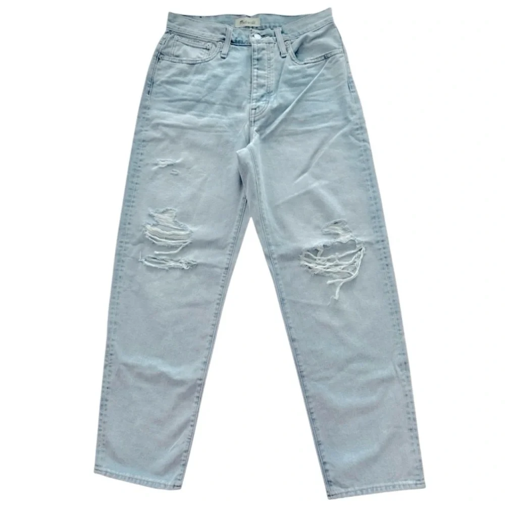 Madewell The Dadjean in Greenvale Wash: Ripped Edition